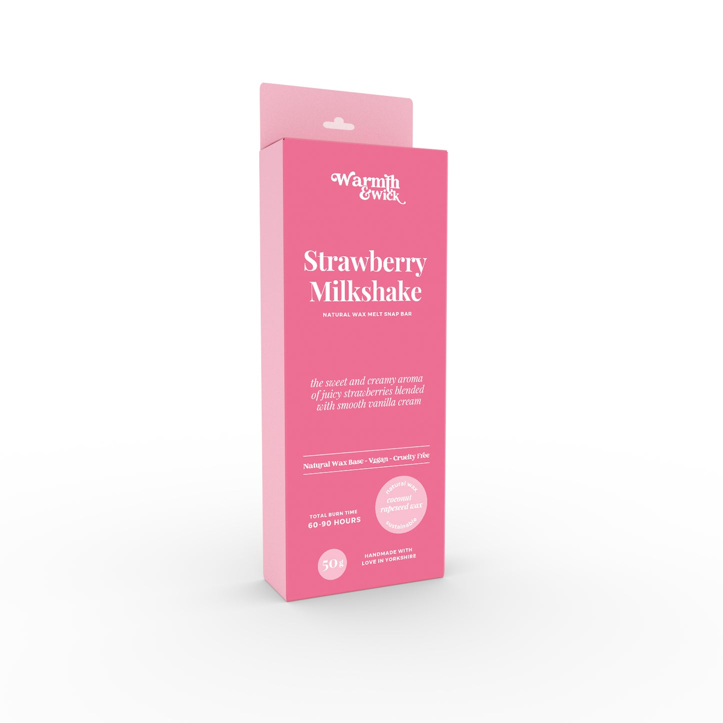 Strawberry Milkshake • Wax Melt Snap Bar